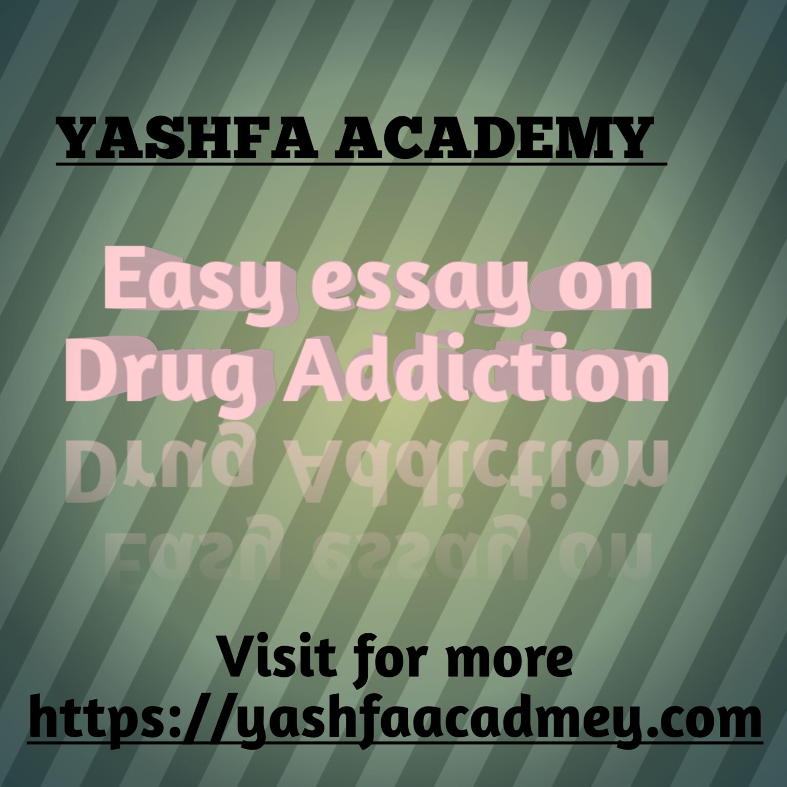 Drug Addiction - Yashfa Academy